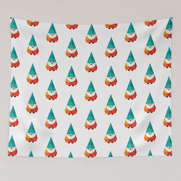 Item preview, Geometric gnomes in bright festive colors designed and sold by Piotrek0001.