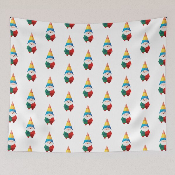 Item preview, Colorful triangular gnome illustrations designed and sold by Piotrek0001.
