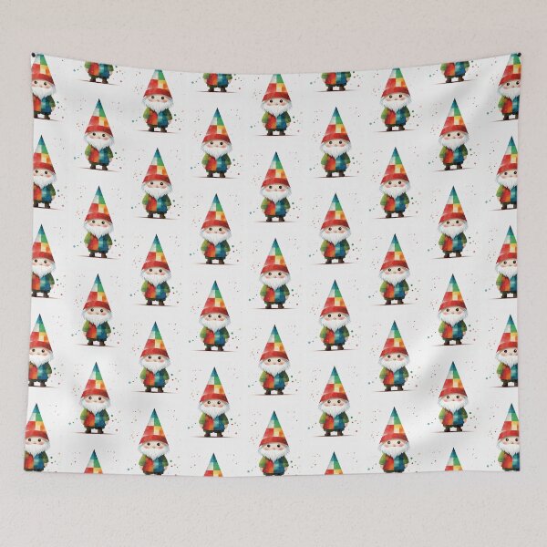 Item preview, Cheerful gnome designs in contemporary style designed and sold by Piotrek0001.