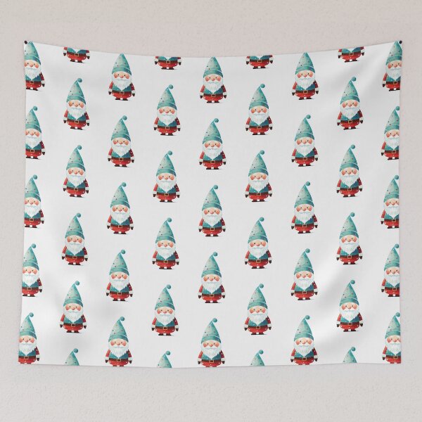 Item preview, Happy gnomes in whimsical artistic patterns designed and sold by Piotrek0001.