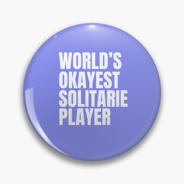 Item preview, World's Okayest Solitaire Player - White designed and sold by Cutsandsparks.