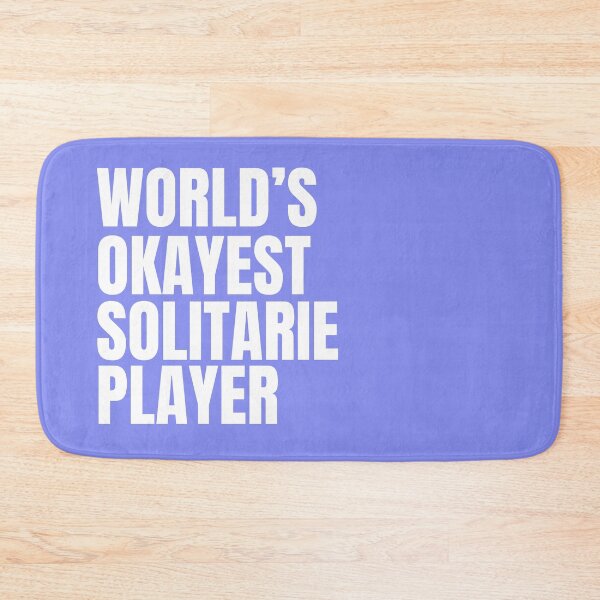 Item preview, World's Okayest Solitaire Player - White designed and sold by Cutsandsparks.