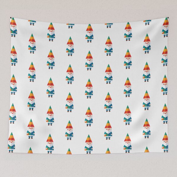 Item preview, Brightly colored gnome illustrations for walls designed and sold by Piotrek0001.