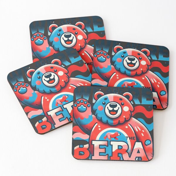 Item preview, We Are the Bear - Vibrant Cartoon Illustration designed and sold by Thaivi Design.