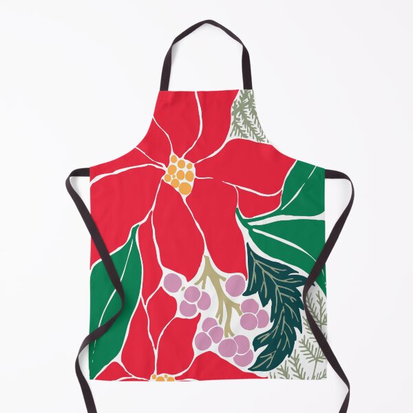 Item preview, Modern Christmas Florals designed and sold by papierquarell.