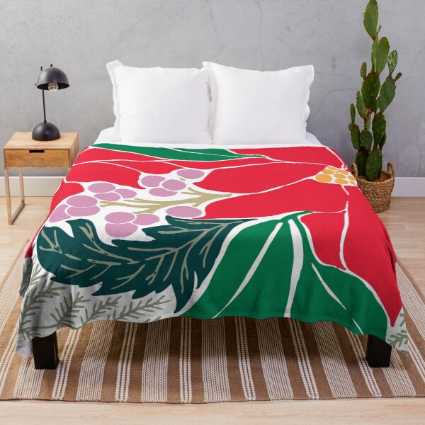 Item preview, Modern Christmas Florals designed and sold by papierquarell.