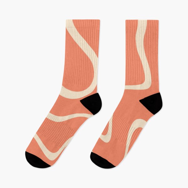 Item preview, Salmon Pink & Soft Peach Color Swirl designed and sold by TondoMeander.