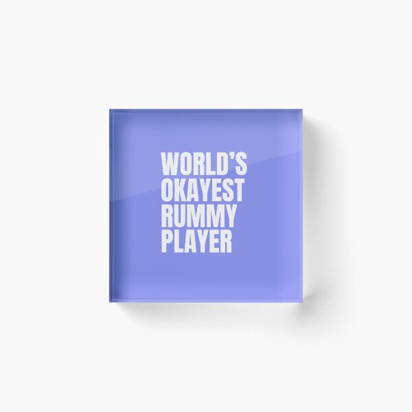 Item preview, World's Okayest Rummy Player - White designed and sold by Cutsandsparks.