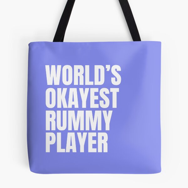 Item preview, World's Okayest Rummy Player - White designed and sold by Cutsandsparks.