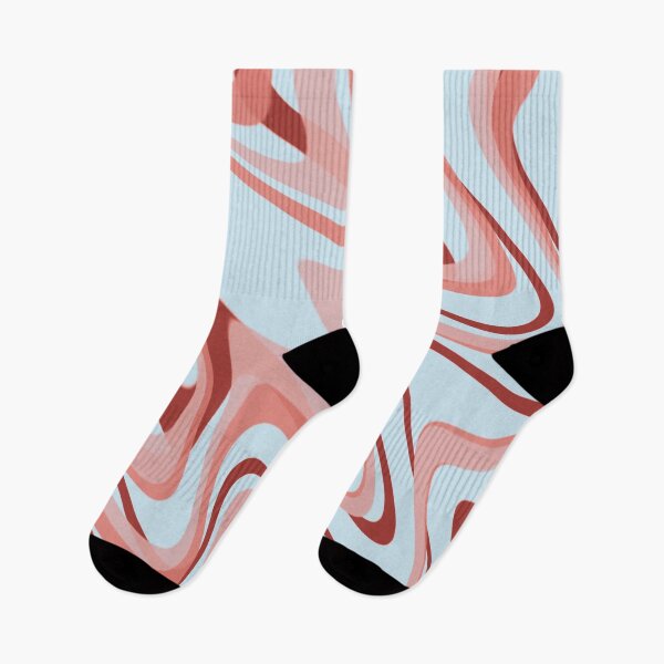 Item preview, Soft Blue-Gray & Dusty Rose Color Swirl designed and sold by TondoMeander.