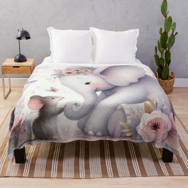 Item preview, Storybook Woodland Babies Elephant And Mouse designed and sold by J-CCreations.