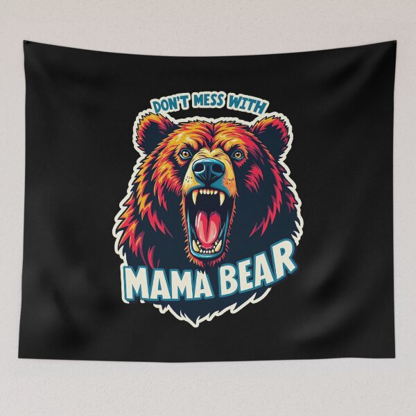 Artikelvorschau, Don’t Mess with Fierce Bear entworfen und verkauft von ArtCreator2023.