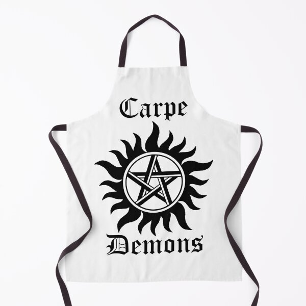 Item preview, Carpe Demons Supernatural Pentacle (Black) designed and sold by Havocstaff.