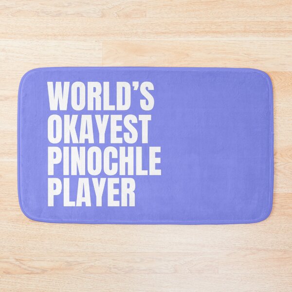 Item preview, World's Okayest Pinochle Player - White designed and sold by Cutsandsparks.