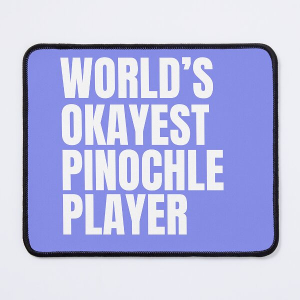Item preview, World's Okayest Pinochle Player - White designed and sold by Cutsandsparks.