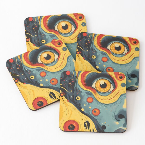 Item preview, Psychedelic Face- Abstract Surreal Art II designed and sold by Abystoic.