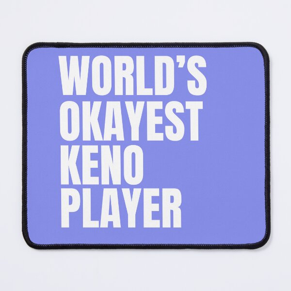 Item preview, World's Okayest Keno Player - White designed and sold by Cutsandsparks.