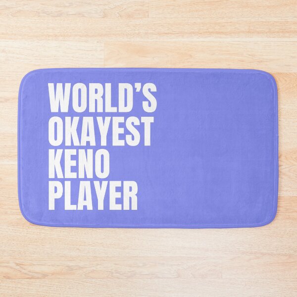 Item preview, World's Okayest Keno Player - White designed and sold by Cutsandsparks.