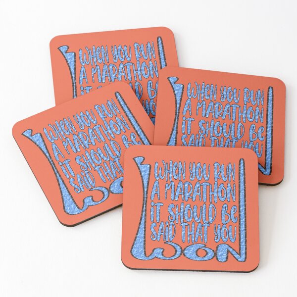 Item preview, When You Run a Marathon, It Should Be Said That You Won – Running Motivation & Fitness Design – Runner Gift designed and sold by sednalafandy79.