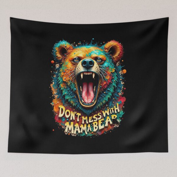 Artikelvorschau, Fearless Mama Bear Design entworfen und verkauft von ArtCreator2023.
