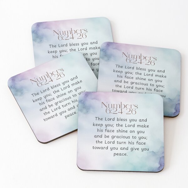 Item preview, Numbers 6:24-26 Christian Bible Verse Art designed and sold by Our Bible Journey.