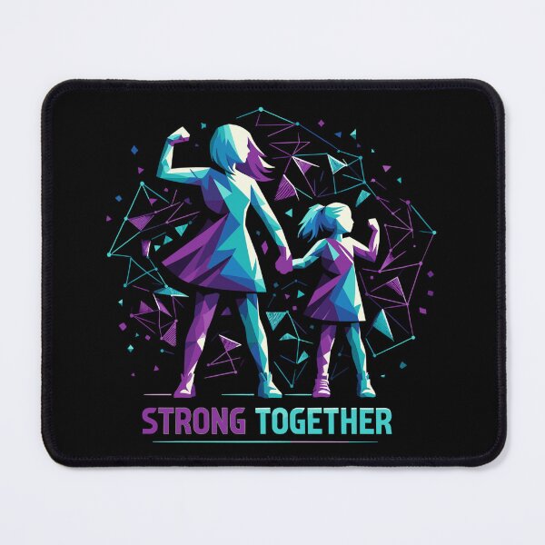 Item preview, Mother and daughter together strong geometry gift designed and sold by Pineapple-Tree.