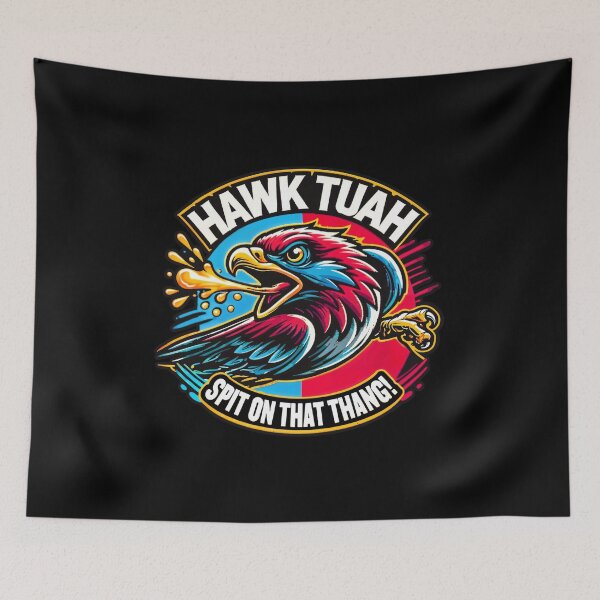 Item preview, Hawk Tuah "Spit on That Thang" Bold Graphic designed and sold by Victor Shadehorn.