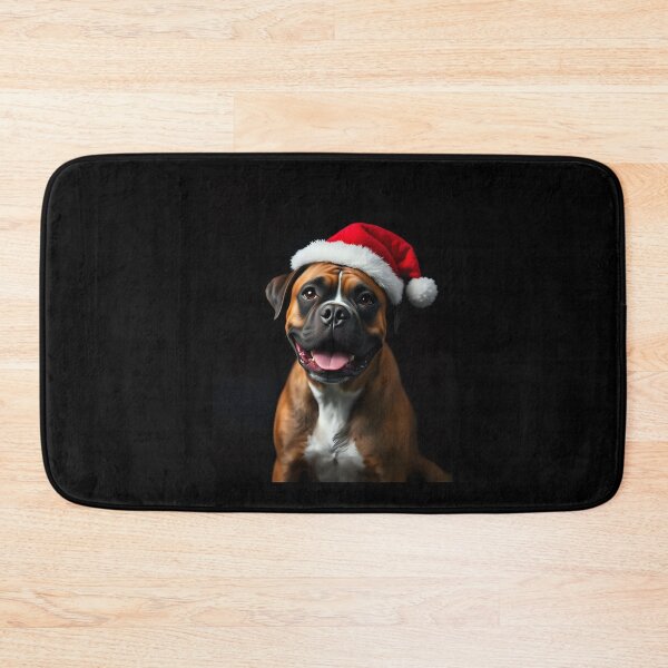 Item preview, Merry Christmas Boxer with Santa hat  designed and sold by Kaleddis.