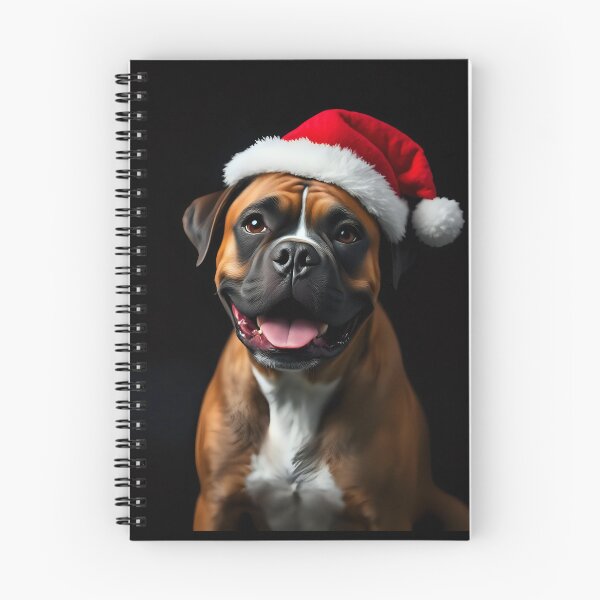 Item preview, Merry Christmas Boxer with Santa hat  designed and sold by Kaleddis.