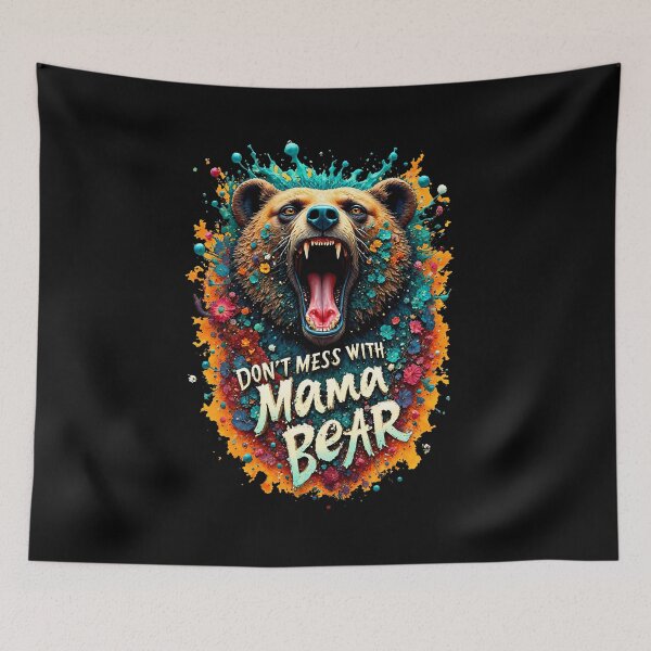 Item preview, Unstoppable Mama Bear Strength designed and sold by ArtCreator2023.