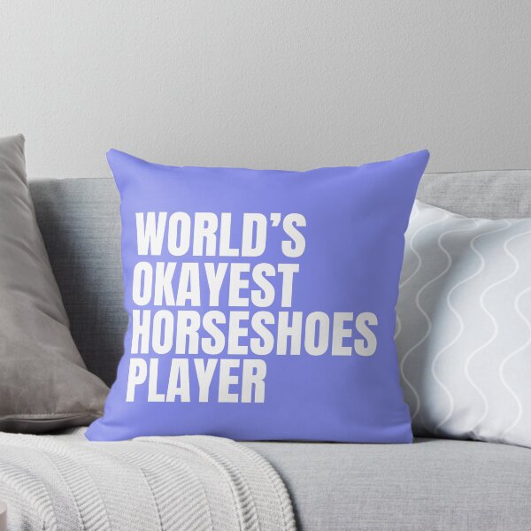 Item preview, World's Okayest Horseshoes Player - White designed and sold by Cutsandsparks.