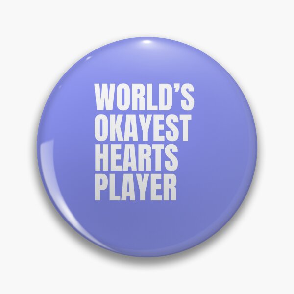 Item preview, World's Okayest Hearts Player - White designed and sold by Cutsandsparks.