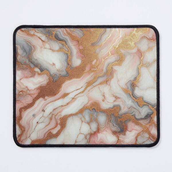 Item preview, Pink Marble Artwork with Gold Detail Texture designed and sold by maulaniism.