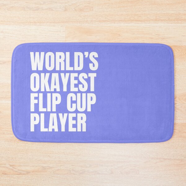 Item preview, World's Okayest Flip Cup Player - White designed and sold by Cutsandsparks.