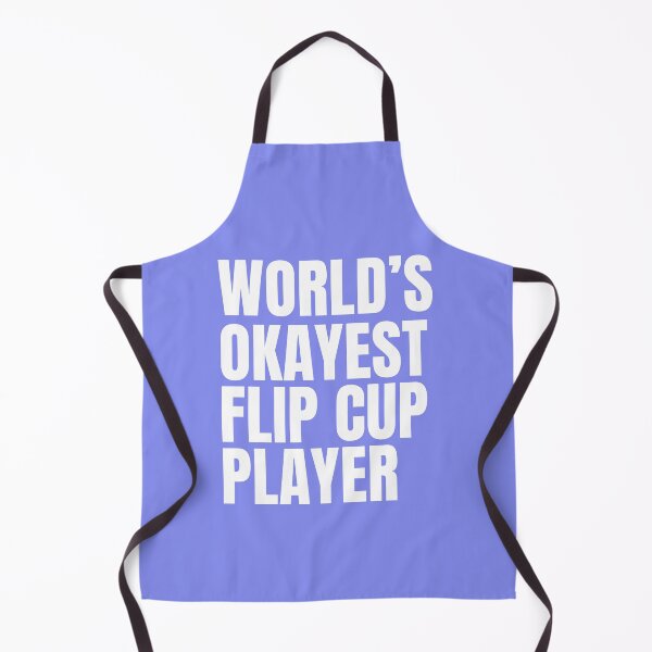 Item preview, World's Okayest Flip Cup Player - White designed and sold by Cutsandsparks.