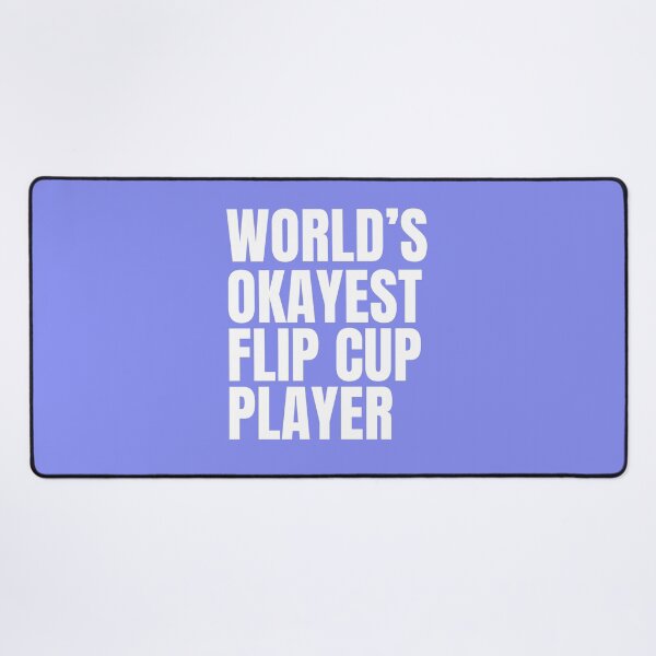 Item preview, World's Okayest Flip Cup Player - White designed and sold by Cutsandsparks.