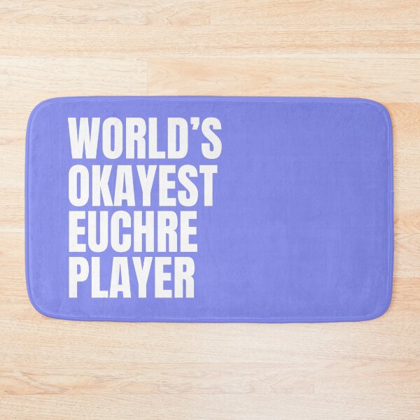 Item preview, World's Okayest Euchre Player - White designed and sold by Cutsandsparks.