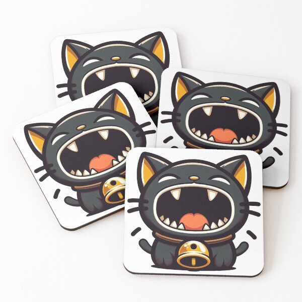 Item preview, Black Cat Meowing,  designed and sold by CeammiShop.