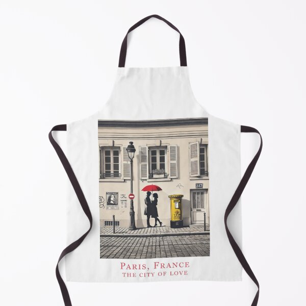 Item preview, Vintage Minimal Retro Travel Poster – Paris, City of Love - France designed and sold by pod24.
