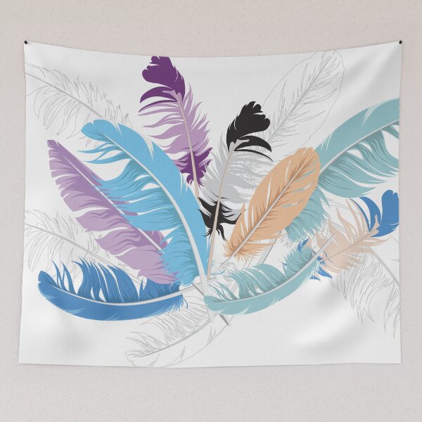 Item preview, Colorful feathers designed and sold by dk80.