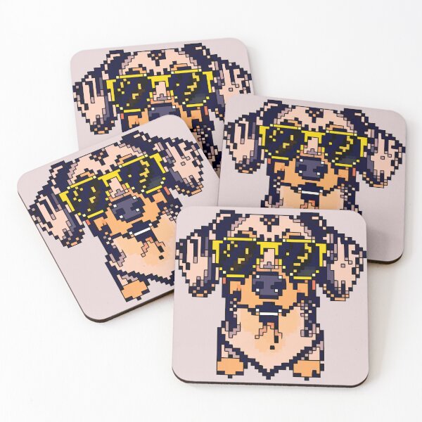 Item preview, Pixel Dachshund Delight designed and sold by NaturePixel.