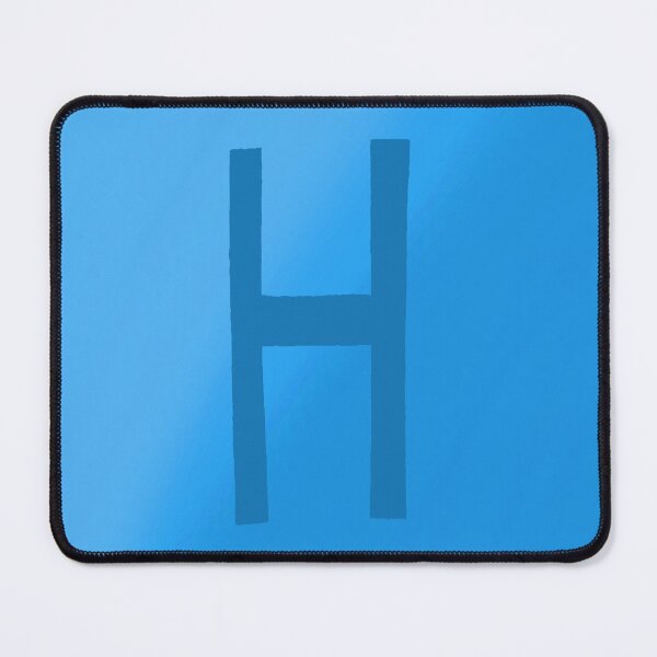 Item preview, Light Blue H with Gradient Background designed and sold by MusicQueen17.