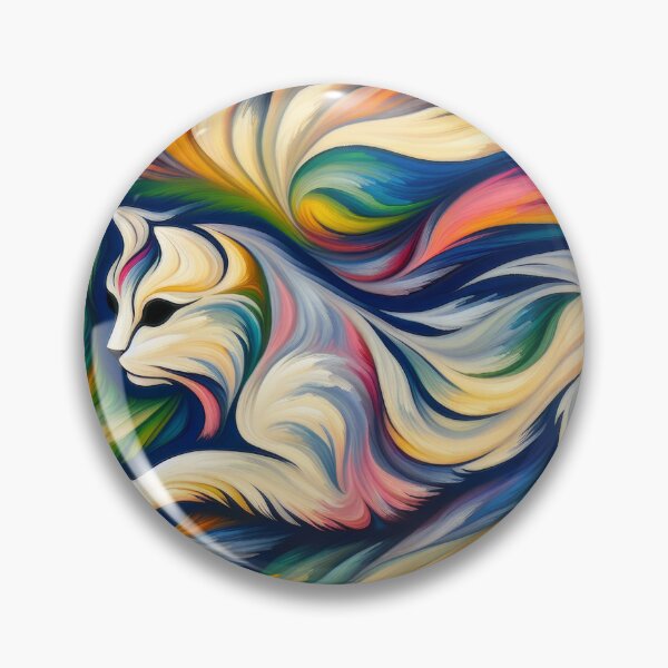 Item preview, Abstract Hand-Smeared Cat designed and sold by designssamaya.