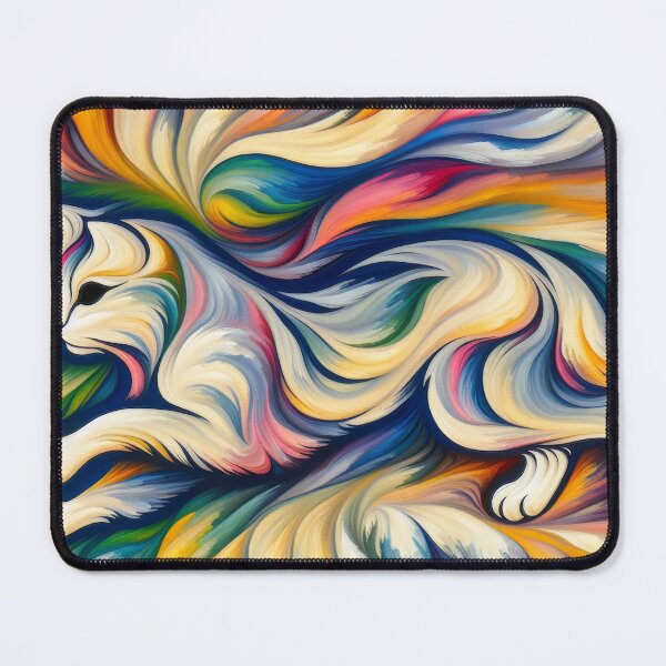 Item preview, Abstract Hand-Smeared Cat designed and sold by designssamaya.