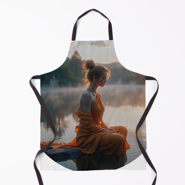 Item preview, Just Sit - Zen Woman Meditating # 2 designed and sold by Second Draft Visuals.