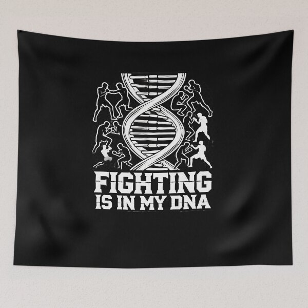 Item preview, Fighting Is in My DNA MMA Tee designed and sold by BlankCanvasHaHa.