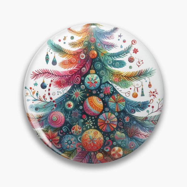 Item preview, Whimsical Wonder: Colorful Christmas Tree of Joy designed and sold by TeetasticBtque.