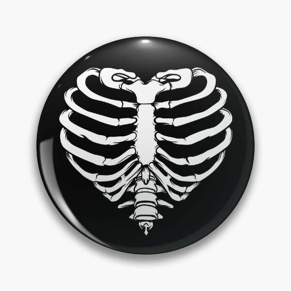 Item preview, Heart Shape Skeleton Rib Heart designed and sold by OniPicturesShop.