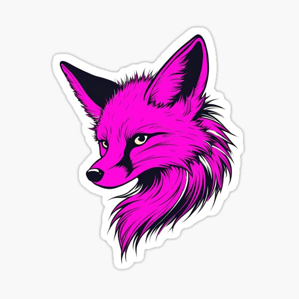 The Foxes Head Sticker