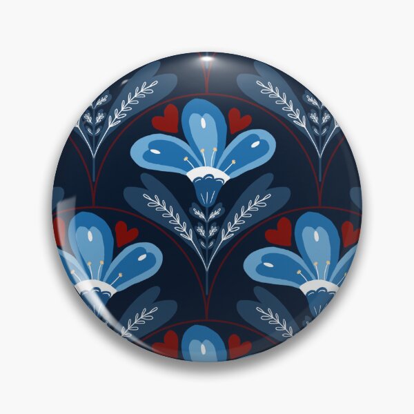 Item preview, Patriotic Floral designed and sold by Sheila McDowell Design.